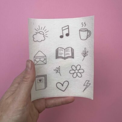 Motifs à broder - mini-dessins