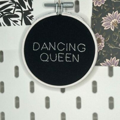 Tambour broderie Dancing Queen