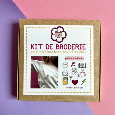 Kit de broderie Petits Bonheurs