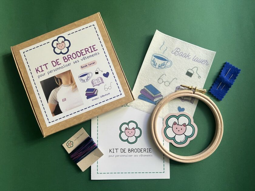 Kit de broderie Book lover – Image 3