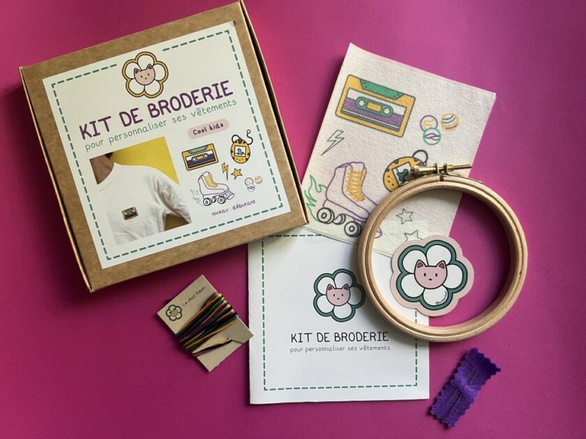Kit de broderie Cool kids – Image 3