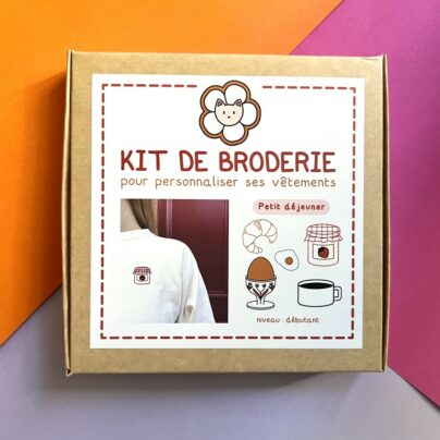 kit broderie petit déjeuner