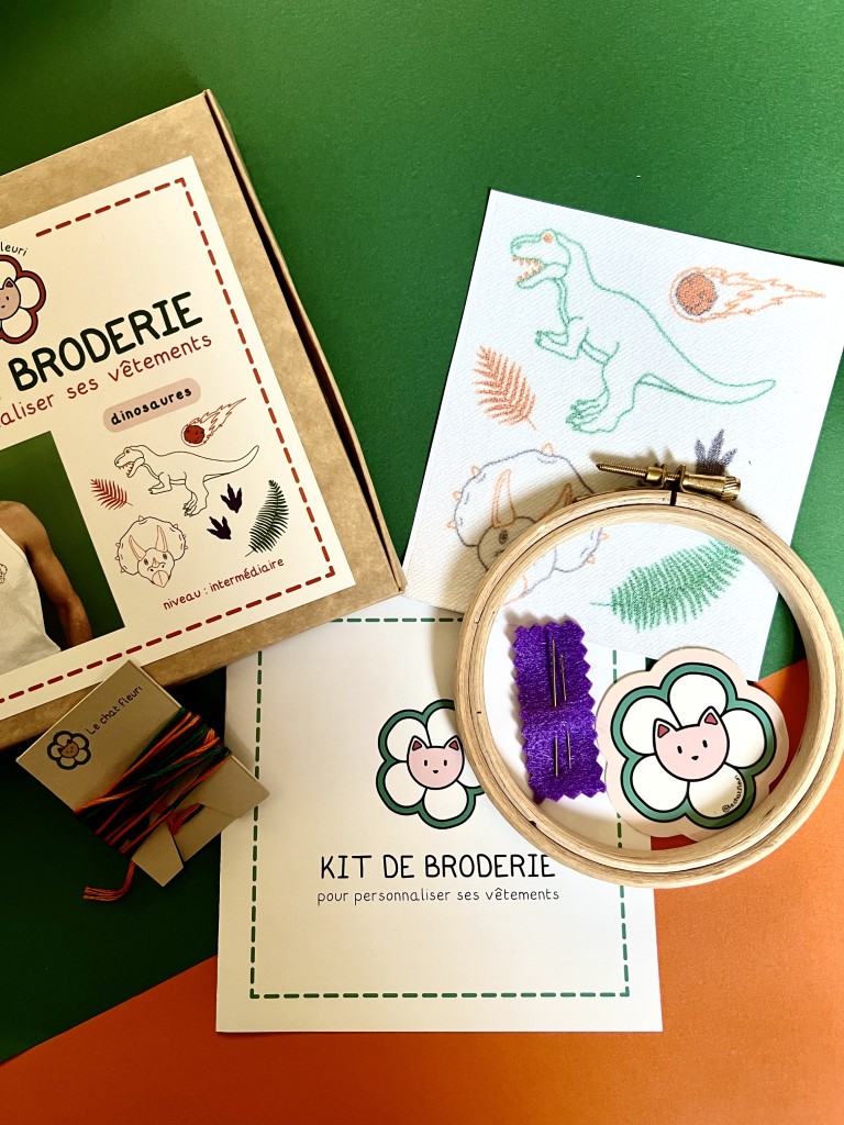 Kit de broderie Dinosaures – Image 3