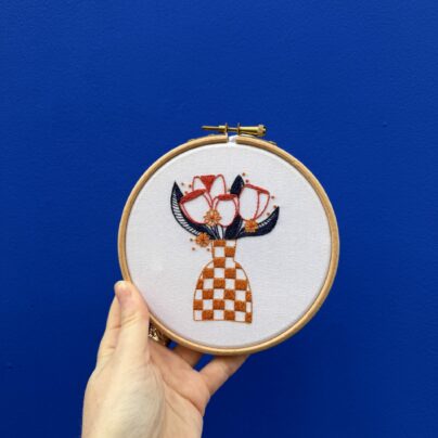 tambour kit Bouquet de tulipes