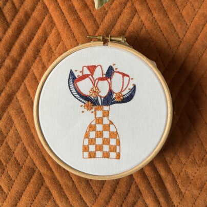 Kit tambour - Bouquet de tulipes (9)