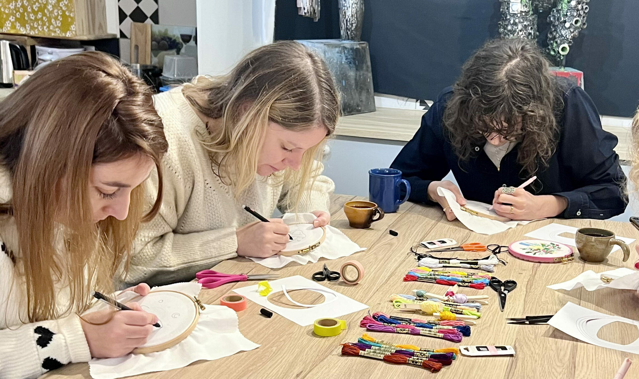 Atelier broderie clientele