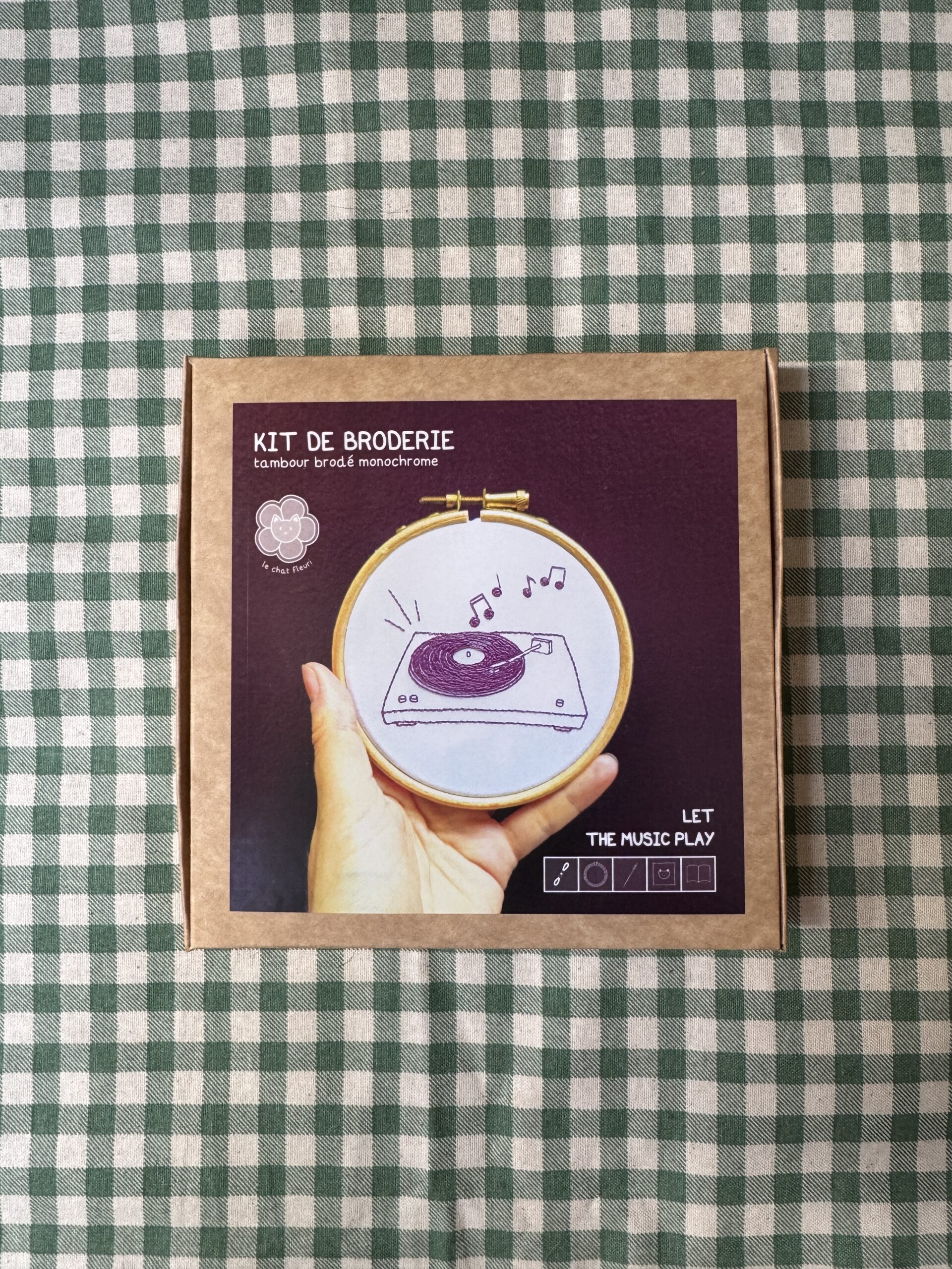 Kit de broderie débutant – Let the music play – Image 2