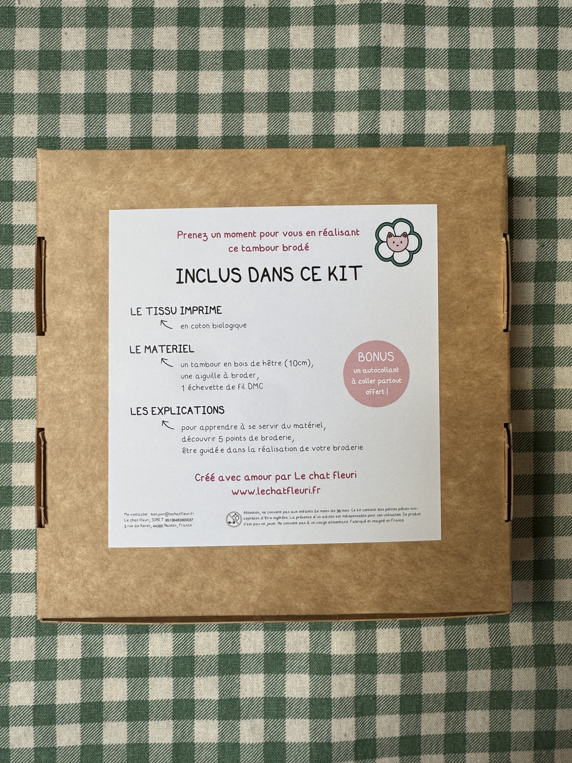 Kit de broderie débutant – Retour de pêche – Image 5
