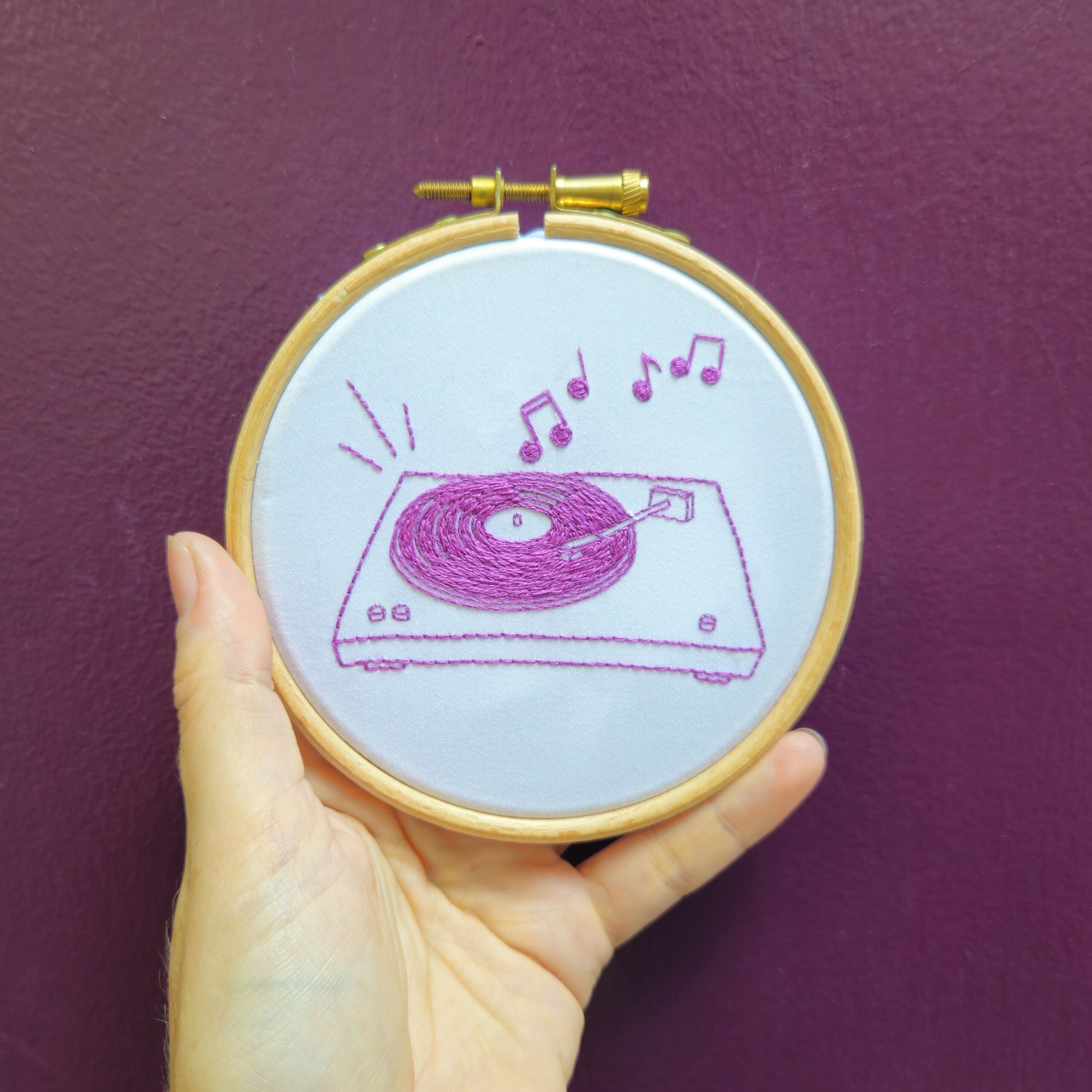 Kit de broderie débutant – Let the music play