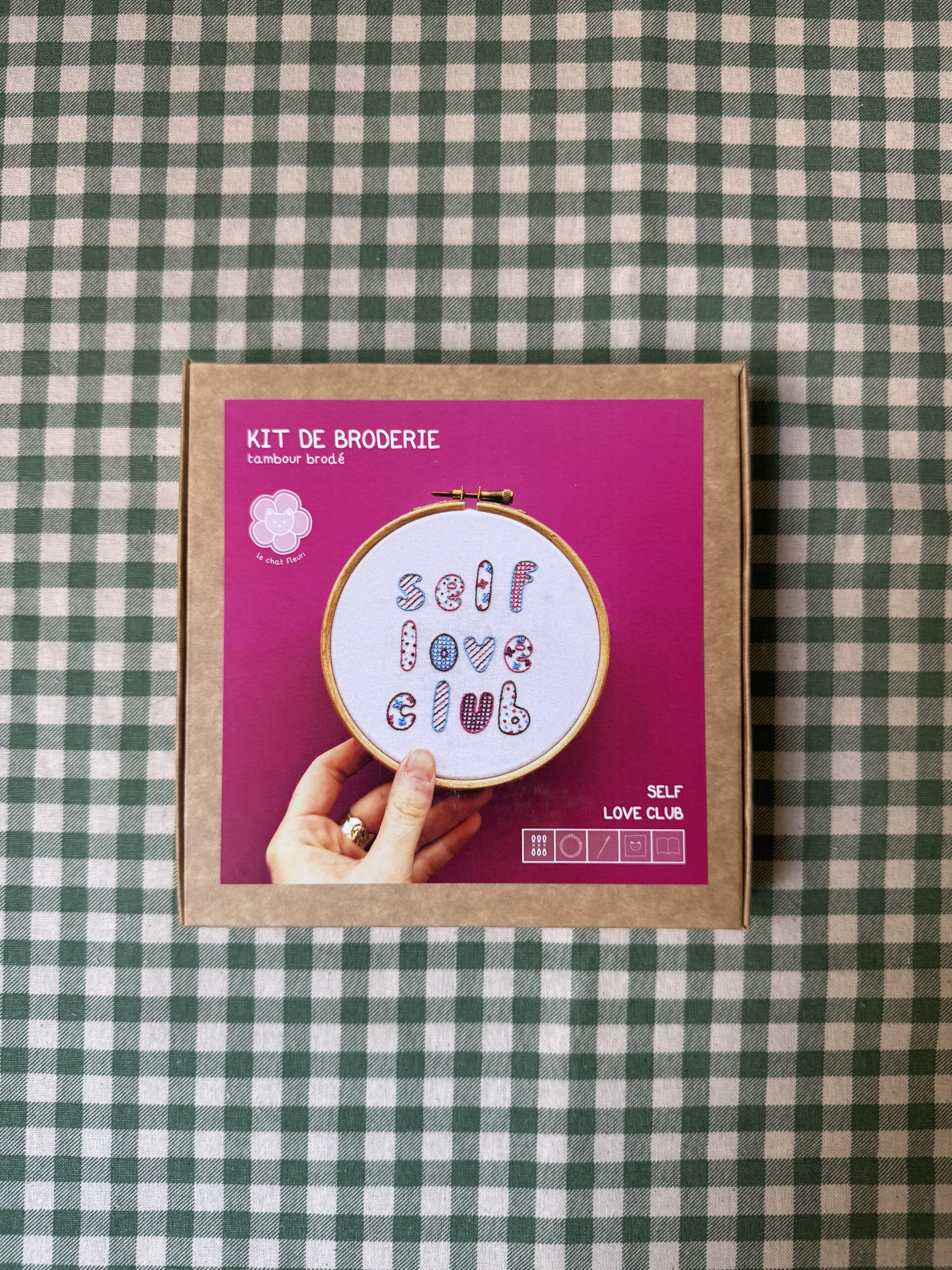 Kit de broderie débutant – Self love club – Image 2