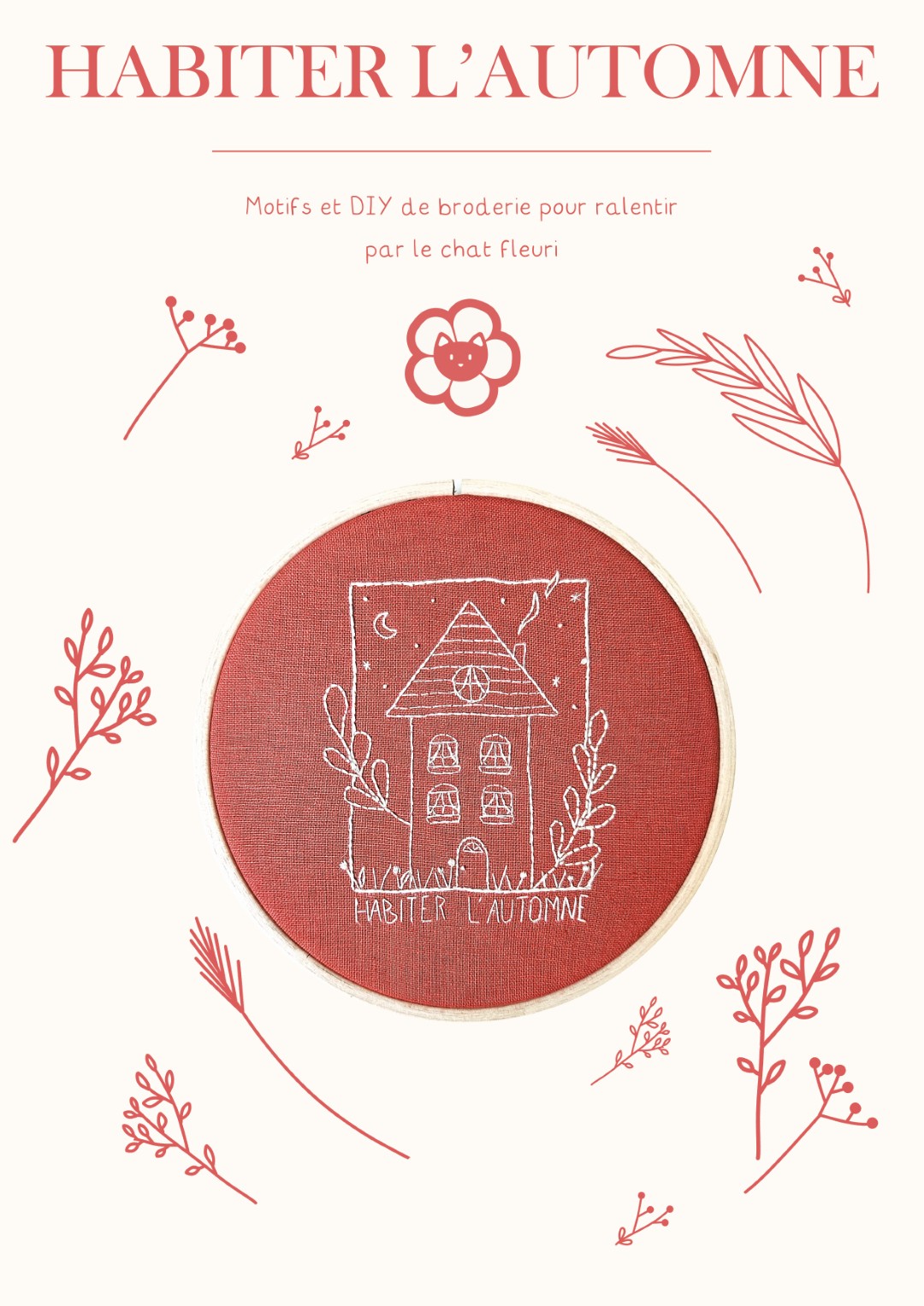courverture de l'ebook de broderie "Habiter l'automne"